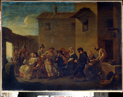 Karneval in Venedig von Johannes Lingelbach