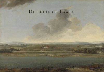 Handelsposten der Niederländischen Ostindien-Kompanie in Lawec, Kambodscha, ca. 1662-3 von Johannes Vinckeboons