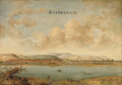 Ansicht der Stadt Raiebaagh in Visiapoer, Indien, ca. 1662-3 von Johannes Vinckeboons