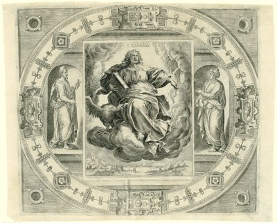 Evangelist Johannes von Johannes Wierix (rejected attribution)