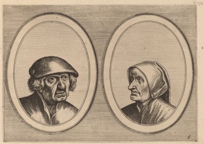 "Dirck Domp" und "Zeedighe Kniertje" von Johannes and Lucas van Doetechum after Pieter Bruegel the Elder