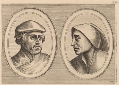 "Oprechte Lammert" und "Deughdighe Geertruyd" von Johannes and Lucas van Doetechum after Pieter Bruegel the Elder