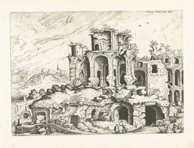 Dritte Ansicht der Ruinen des Palatin von Johannes of Lucas van Doetechum (attributed to)