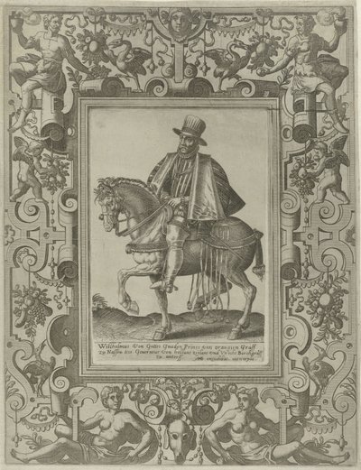 Reiterporträt von Wilhelm I., Prinz von Oranien von Johannes of Lucas van Doetechum