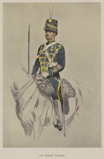 19. Husar, Korporal (Farblithografie) von John (after) Charlton