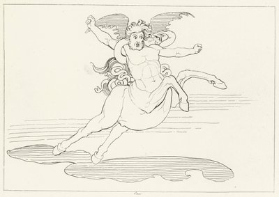 Cacus, Inferno, Gesang 25 (Gravur) von John (after) Flaxman