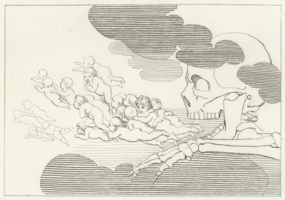 Limbus, Fegefeuer, Gesang 7 von John (after) Flaxman