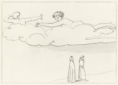 Reinigung von Neid, Fegefeuer, Gesang 13 von John (after) Flaxman