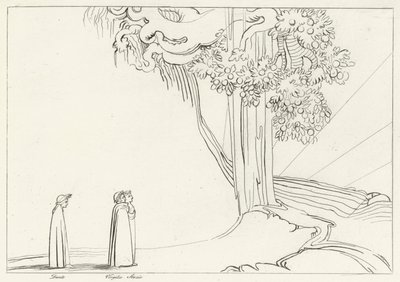 Region der Maßlosigkeit, Fegefeuer, Gesang 22 von John (after) Flaxman