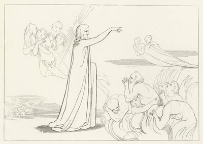 Der Abstieg Christi, Inferno, Gesang 4 (Gravur) von John (after) Flaxman
