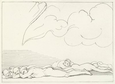 Das Erdbeben, Fegefeuer, Gesang 20 von John (after) Flaxman
