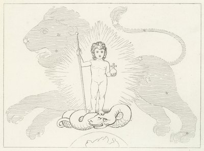 Der Säugling Heiland, Paradies, Gesang 16 von John (after) Flaxman