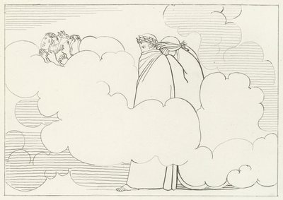 Die Region des Rauchs, Fegefeuer, Gesang 16 (Gravur) von John (after) Flaxman
