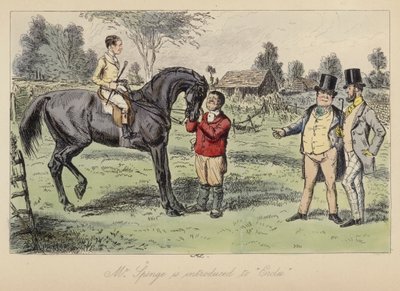 Illustration von John Leech für Mr Sponge