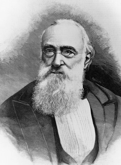 Porträt von Agostino Depretis (1813-1887), italienischer Staatsmann und Premierminister des Königreichs Italien, Gravur nach einem Foto von Michele Schemboche (aktiv 1856-ca. 1906) von Walter Charles Mills