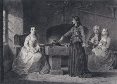 Illustration für The Pirate von Sir Walter Scott von John Adam P. Houston