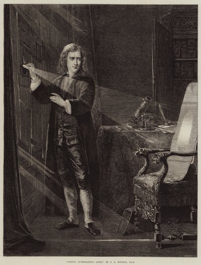 Newton untersucht Licht von John Adam P. Houston
