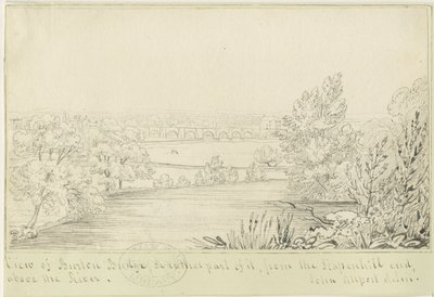 Burton-upon-Trent Brücke und Stadt von John Allport