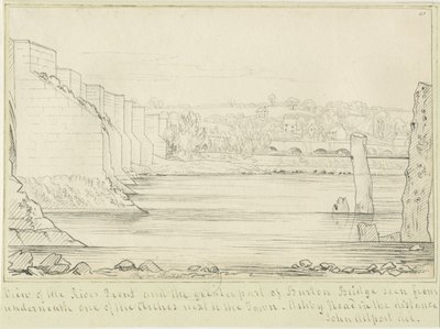 Burton-upon-Trent - Brücke und Stadt von John Allport