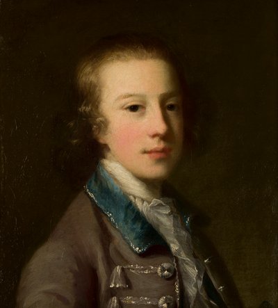 Porträt von George Byng, 4. Viscount Torrington (1740-1812) als Junge, ca. 1750-87 von John Astley