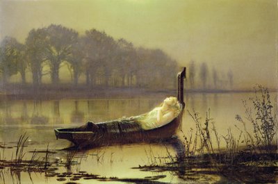 Die Dame von Shalott von John Atkinson Grimshaw