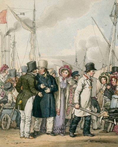 Ankunft in Margate von John Augustus Atkinson