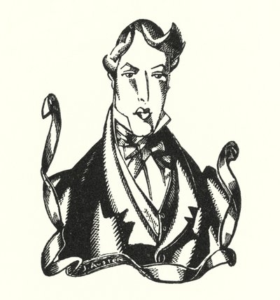 Finis Illustration für Don Juan von Lord Byron von John Austen
