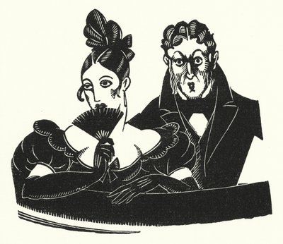 Illustration für Madame Bovary von Gustave Flaubert von John Austen