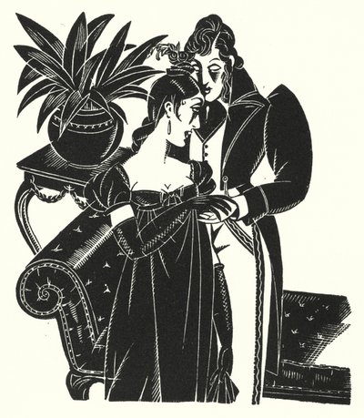 Illustration für Madame Bovary von Gustave Flaubert von John Austen