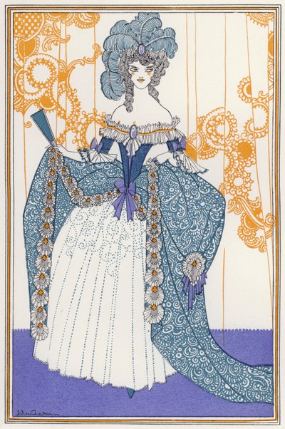 Illustration für "Rogues In Porcelain", Eine Sammlung von Gedichten aus dem 18. Jahrhundert von John Austen
