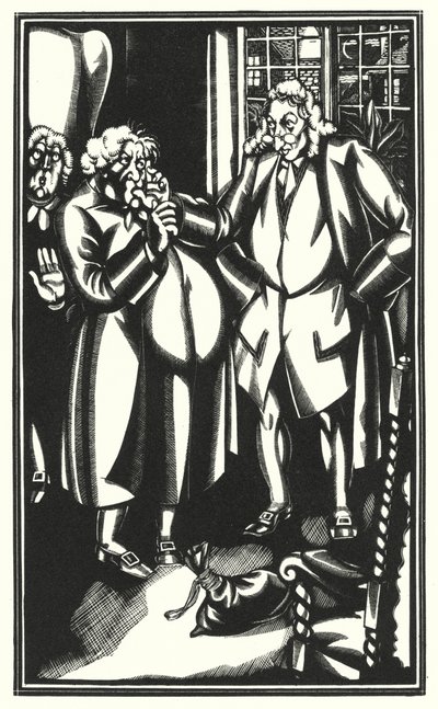 Illustration für Tristram Shandy von Laurence Sterne von John Austen