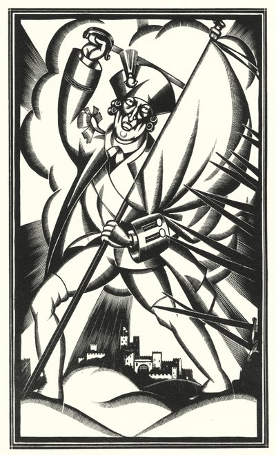 Illustration für Tristram Shandy von Laurence Sterne von John Austen
