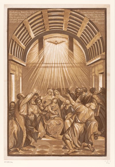 Ausgießung des Heiligen Geistes von John Baptist Jackson