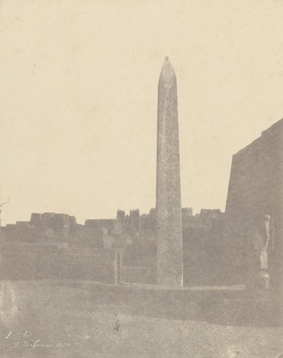 Luxor, Obelisk (Westseite) von John Beasly Greene