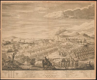 ?Eine Darstellung der Schlacht auf dem Drunmossie [sic] Moor nahe Culloden?, 16. April 1746 von John Bowles