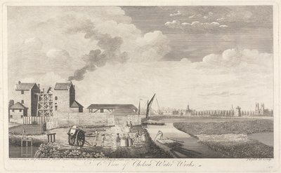 Ansicht der Chelsea Water Works von John Boydell