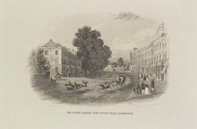 Die untere Parade mit Euston Place, Leamington von John Brandard