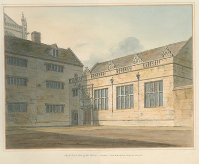 Sherborne - Die Königsschule, Dorset von John Buckler
