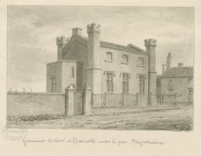 Newcastle-under-Lyme - Gymnasium (1840) von John Buckler