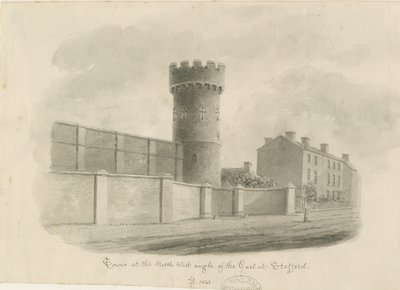 Stafford - Runder Turm des Gefängnisses von John Buckler
