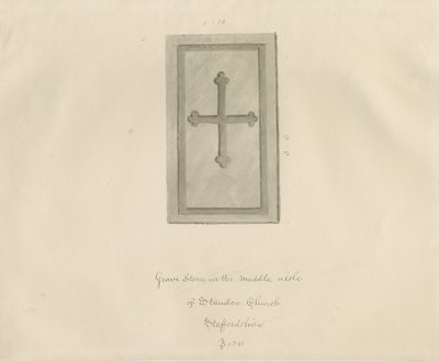 Standon Kirche - Grabstein von John Buckler