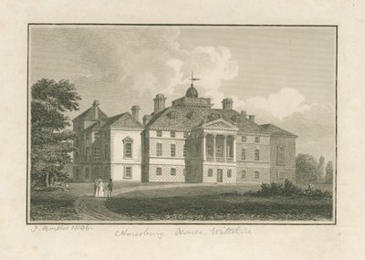 Wiltshire - Amesbury House (Stich) von John Buckler