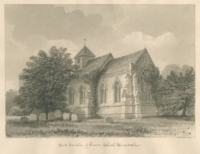 Hadsor Kirche, 1833 von John Buckler