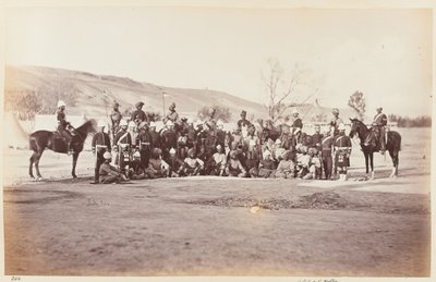 Assistent Adjutant General mit Provost-Marshal und Stab, ca. 1879 von John Burke