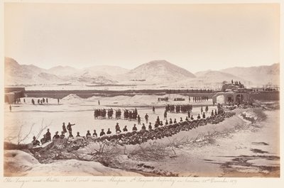 Der Laager und Abattis, Sherpur Cantonment, Dezember 1879 von John Burke