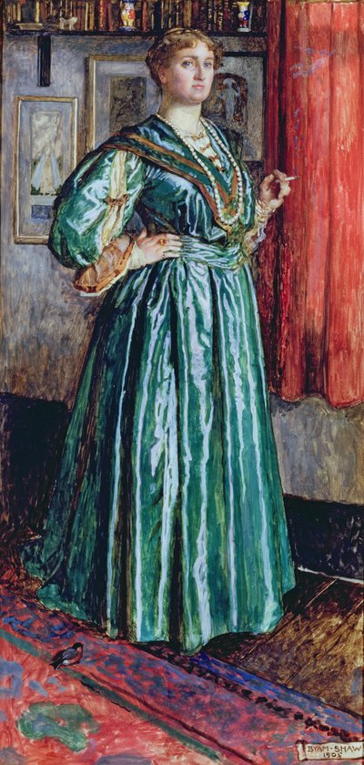 Eine Madame in einem Bordell, 1905 von John Byam Liston Shaw