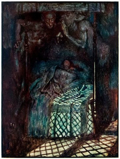 „Christianas Traum“ aus „Die Pilgerreise von dieser Welt zu der, die kommen wird“ von John Bunyan von John Byam Liston Shaw