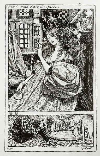 "Hist" - sagte Kate die Königin von John Byam Liston Shaw