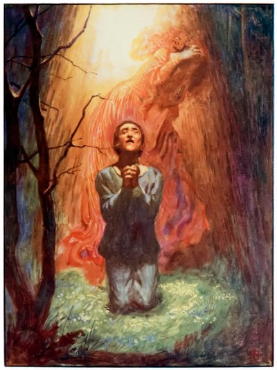 "Herr Standhaft" aus "Die Pilgerreise von dieser Welt zu der zukünftigen Welt" von John Bunyan von John Byam Liston Shaw