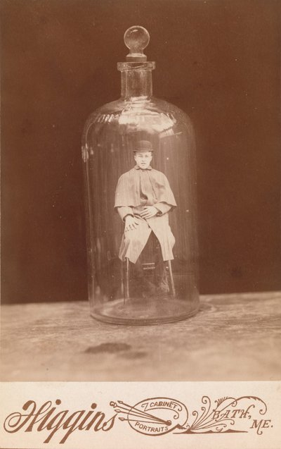 Mann in Flasche, ca. 1888 von John C. Higgins